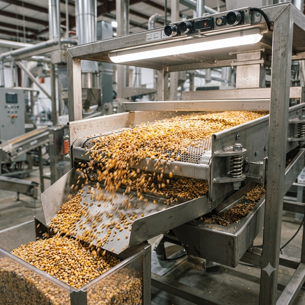 Sensor-based grain sorting